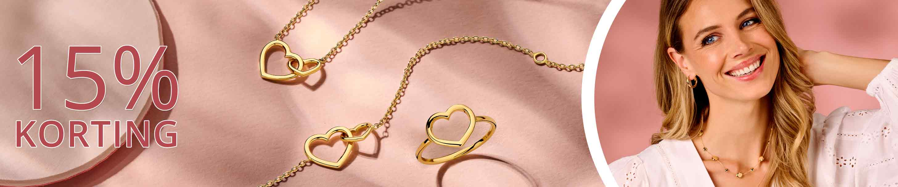 Moederdag sieraden - 2026 - 15% korting op geselecteerde sieraden