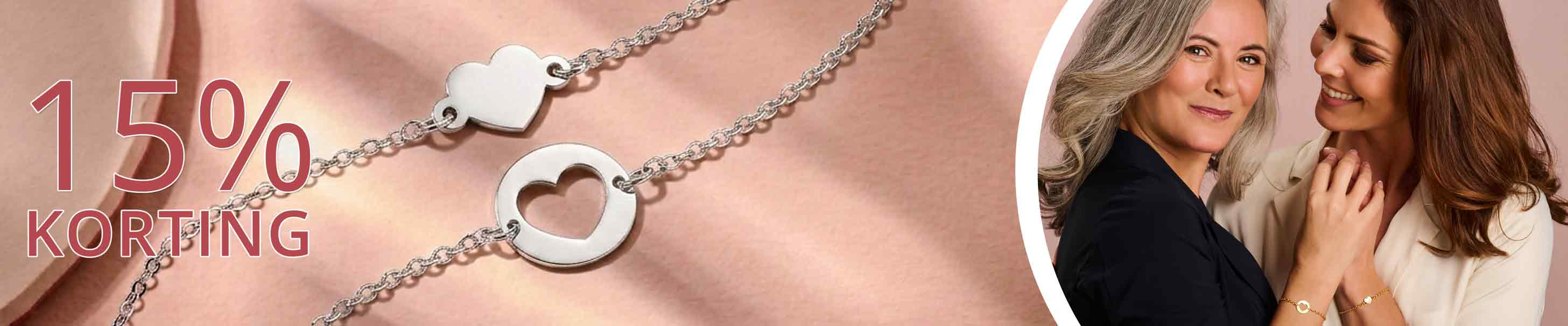 Moeder en dochter sieraden - 15% korting 