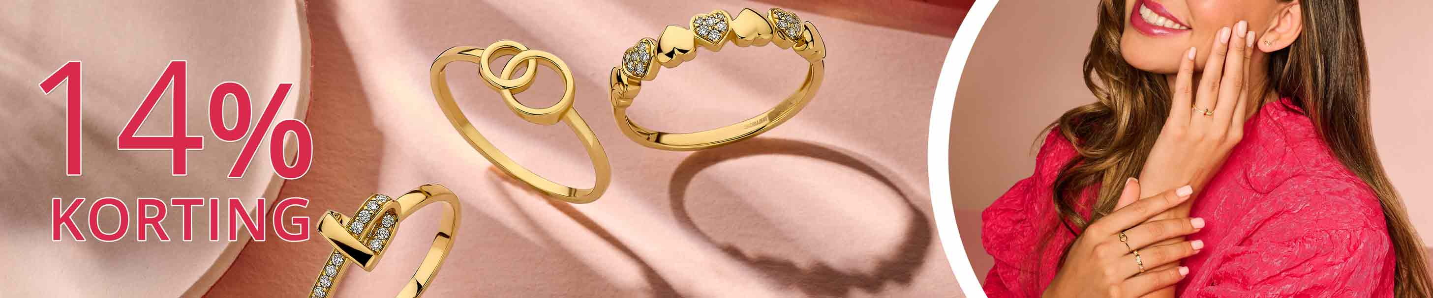 Valentijn ringen - 2026 - 14% korting op geselecteerde sieraden