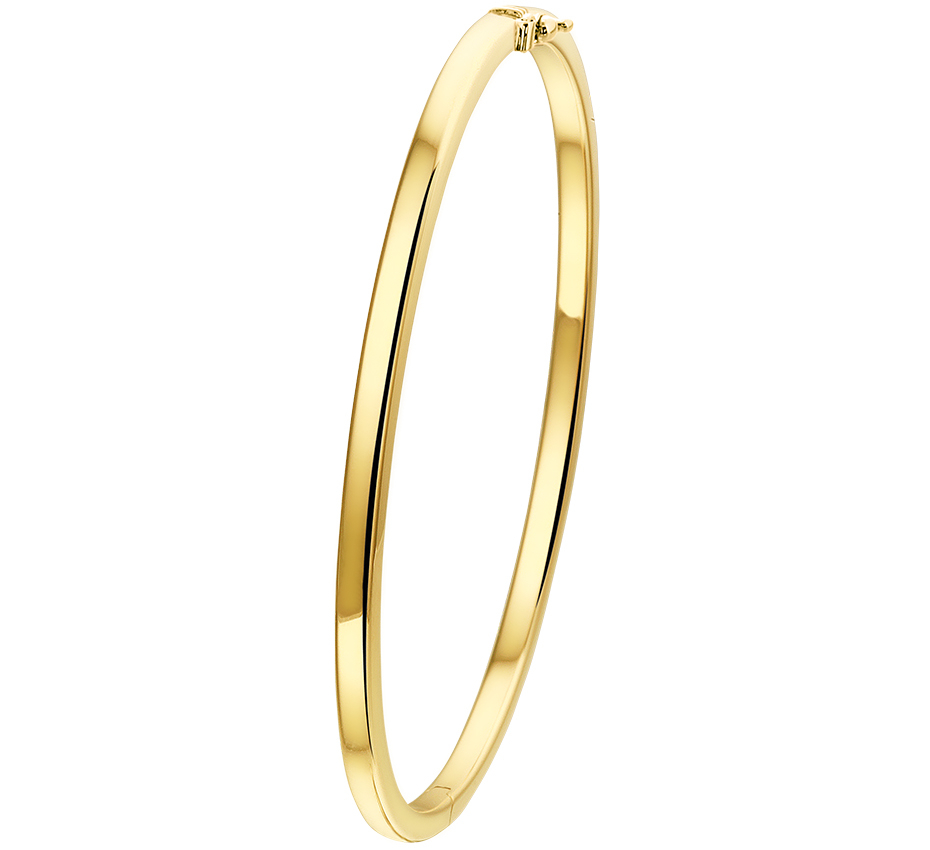 Gouden slavenarmband smal