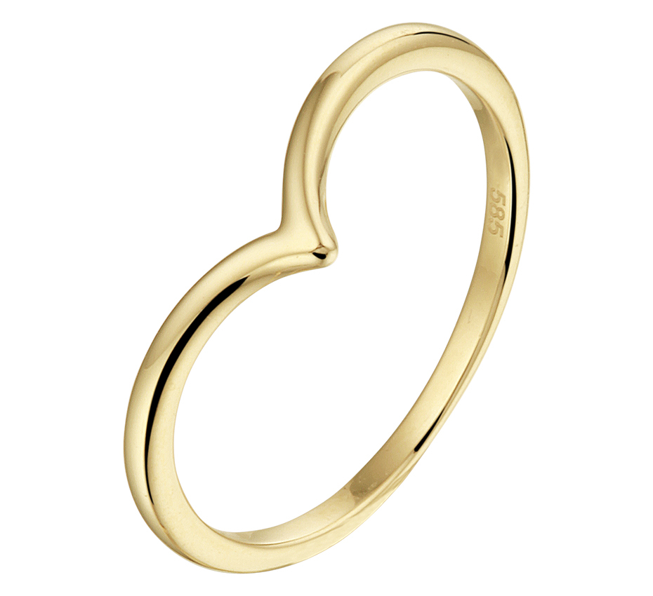 14 Krt gouden ring