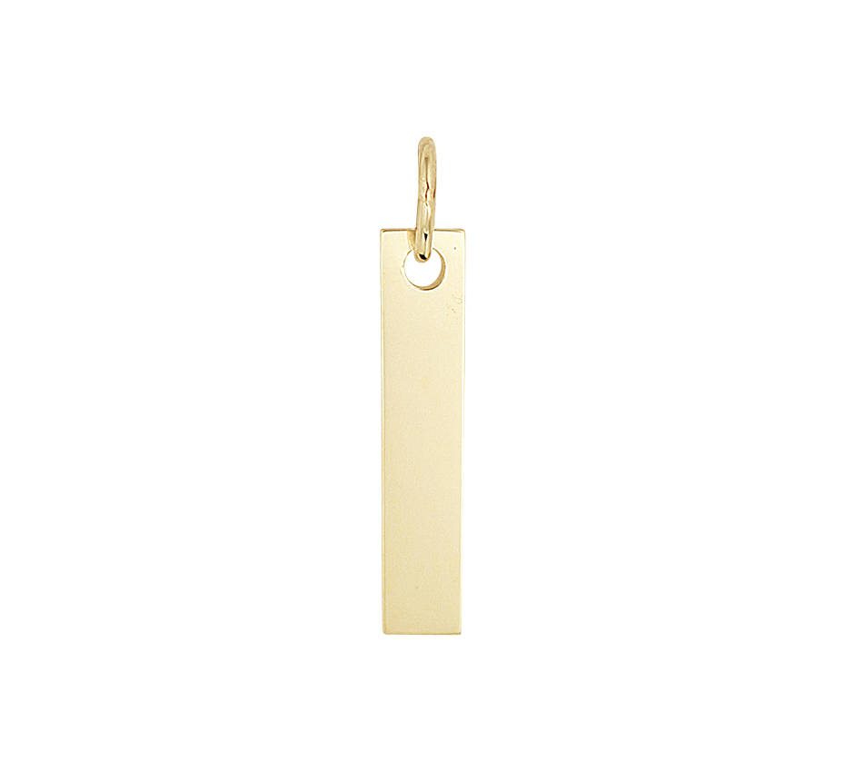 Gouden graveerhanger