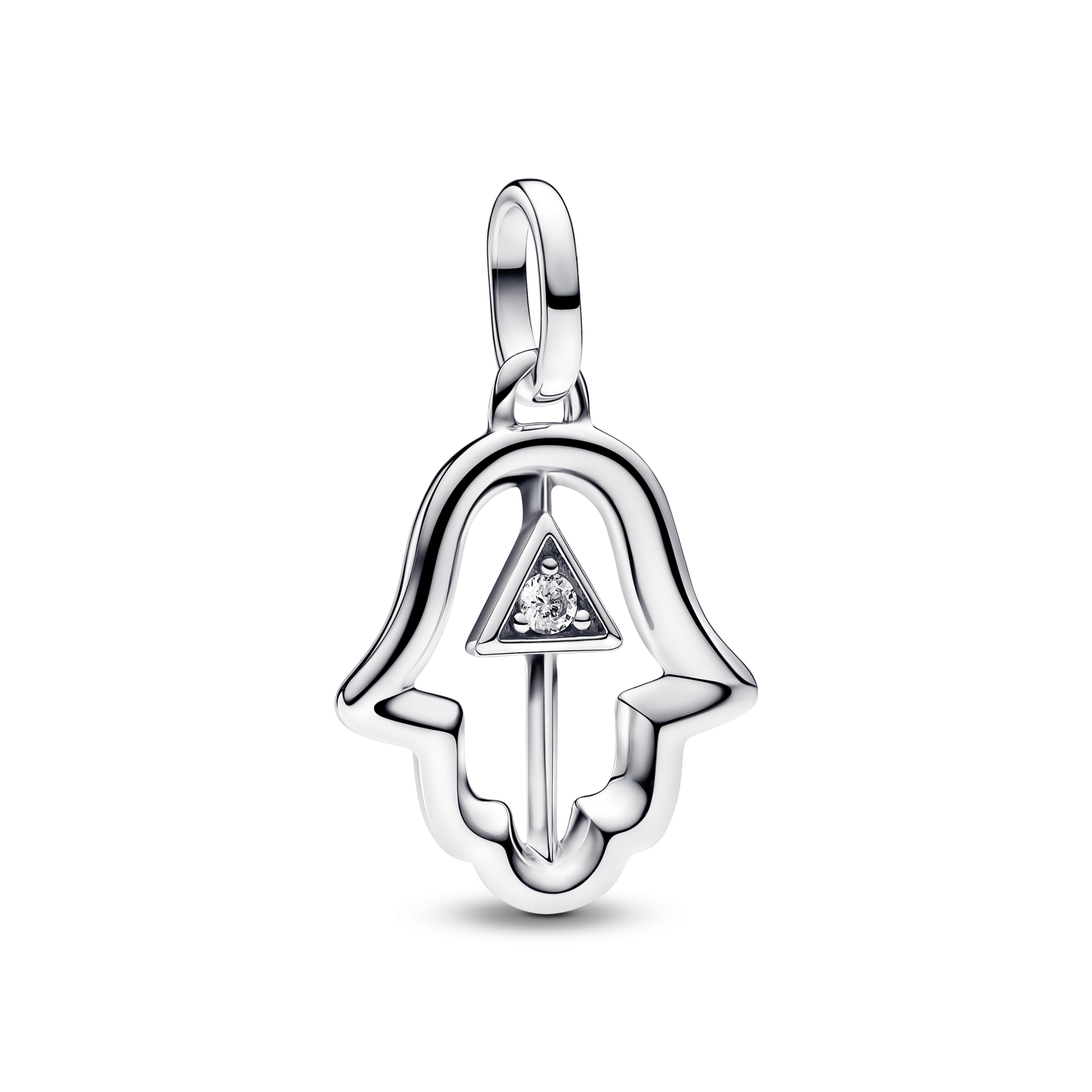 Pandora ME 793411C01 medaillon met Hand van Fatima en transparante zirkonia