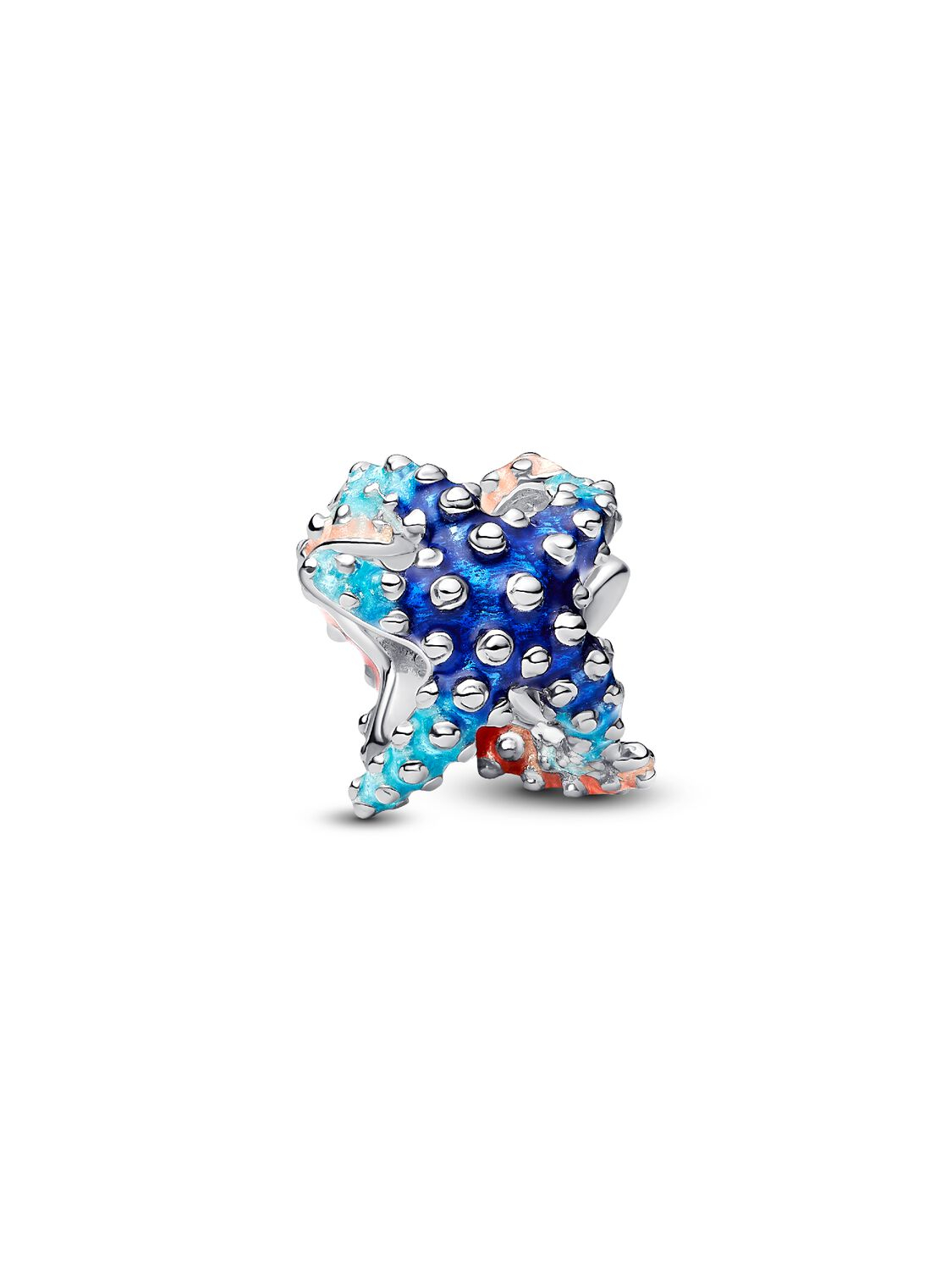 Pandora Moments 793817C01 bedel met multicolor zeester van zilver en emaille