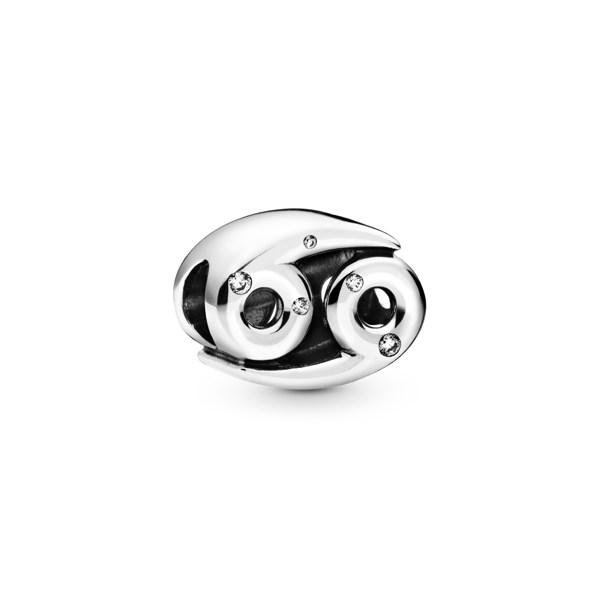 Pandora Moments 798434C01 sterrenbeeld zilveren bedel kreeft en transparante zirkonia