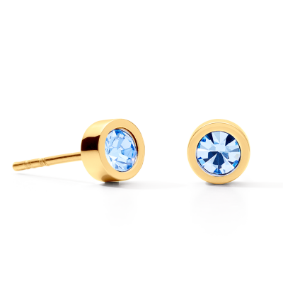 coeur-de-lion-oorknopjes-sparkling-dot-0227-21-0755-goudkleurig-met-blauw