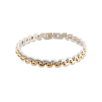 boccia-titanium-03056-02-bicolor-armband-met-druppel-schakels-lengte-20-cm