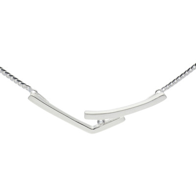 glow-103-0715-45-zilveren-ketting-met-hanger-v-vorm-en-zirkonia-1-mm-breed-lengte-45-cm