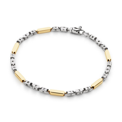 glow-104-0257-19-bicolor-schakelarmband-zilver-en-gold-plated-glanzend-3-mm-breed-lengte-19-cm