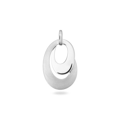 glow-120-0777-00-925-zilveren-ovale-hanger-met-matte-en-glanzende-afwerking-16-mm-breed-hoogte-27-mm