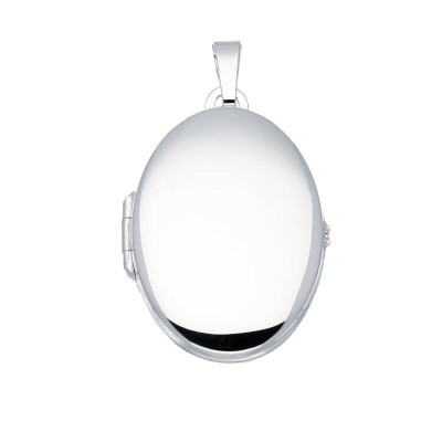 glow-145-0008-00-zilveren-ovale-medaillon-hanger-met-glanzende-afwerking-21-mm-breed