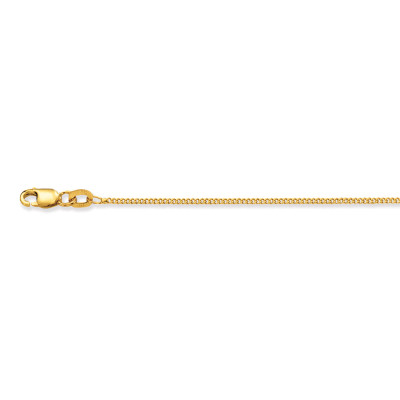 GLOW 201.0550/4.5 gouden gourmet schakelketting dames 1.7 mm breed - Lengte 50 cm