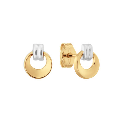 glow-206501100-bicolor-ronde-oorstekers-van-goud-en-witgoud-met-glanzende-afwerking-diameter-6-mm