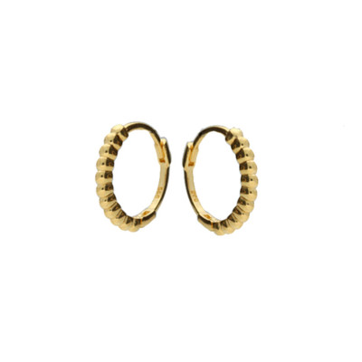 glow-207208400-gouden-oorringen-met-geribbelde-textuur-2-mm-breed-diameter-11-mm