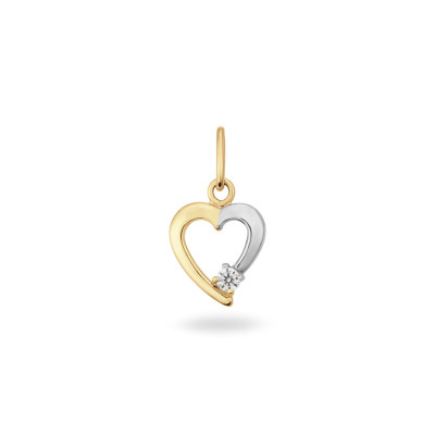 glow-220-0179-00-bicolor-hartjes-hanger-met-steen-transparante-zirkonia-8-mm-breed-hoogte-10-mm