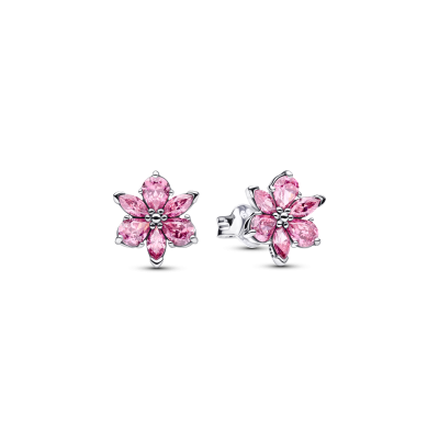 pandora-timeless-292633c02-zilveren-herbarium-bloem-oorstekers-met-roze-zirkonia