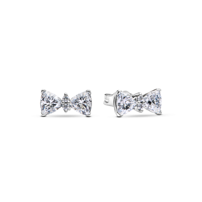 pandora-timeless-293506c01-oorknopjes-met-strik-van-zirkonia-en-zilver-11-mm