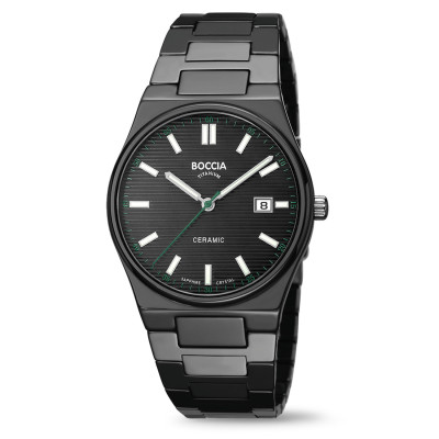 boccia-titanium-3675-01-zwart-keramieken-horloge-voor-heren-met-datum-en-groen-witte-details-39-mm