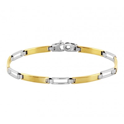 exclusieve-gouden-bicolor-dames-armband