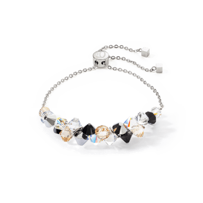 coeur-de-lion-dancing-crystals-armband-4639-30-1318-in-het-zilverkleurig-en-zwart