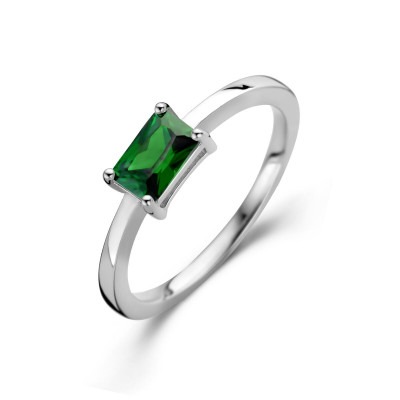 zilveren-ring-met-rechthoekige-groene-zirkonia-4-5-mm-x-7-mm