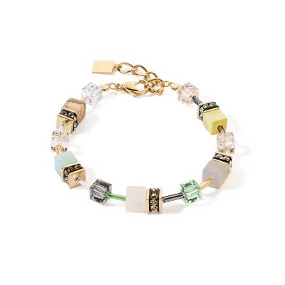 coeur-de-lion-geocube-armband-4905-30-1576-iconic-precious-goudkleurig-met-pasteltinten