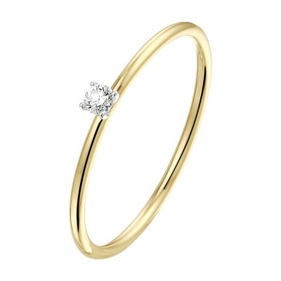 14-karaat-bicolor-geel-en-witgouden-ring-met-diamant