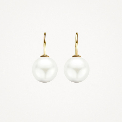 blush-7049ypw-gouden-parel-oorhangers-met-ronde-vorm-10-mm-breed-hoogte-19-mm