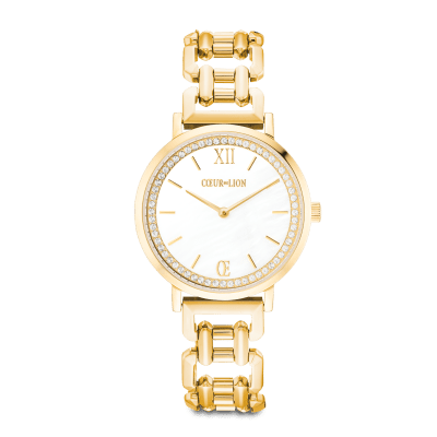 coeur-de-lion-horloge-7652-74-1643-sparkling-mother-of-pearl-goudkleurig