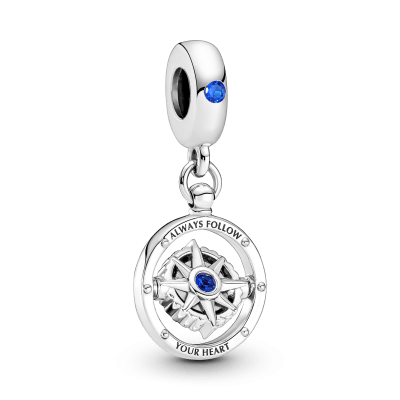 pandora-moments-790099c01-hangende-zilveren-bedel-met-kompas-en-blauwe-kristal