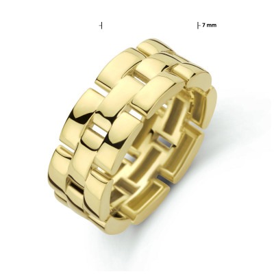 14-karaat-gouden-ring-met-rolex-schakel-7-mm-20-50-mm-/-maat-64
