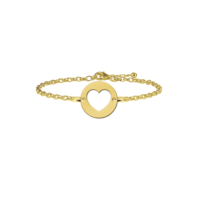 gouden-armband-met-ronde-hanger-uitgesneden-hart