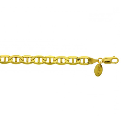 gouden-herenarmband-met-anker-schakels-zilgold