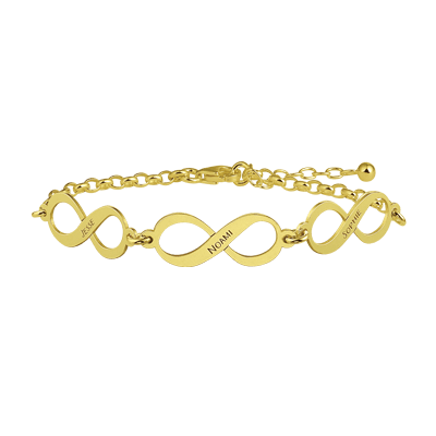 gouden-infinity-armband-met-drie-namen