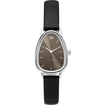 danish-design-frihed-fjordsten-iv14q1306-dameshorloge-met-bruine-wijzerplaat-en-leren-band-26-mm