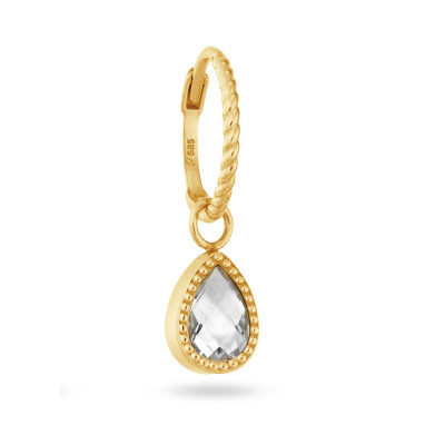 jackie-gold-amstel-jks26-616-14-karaat-gouden-oorring-met-transparante-druppel-topaas-per-stuk