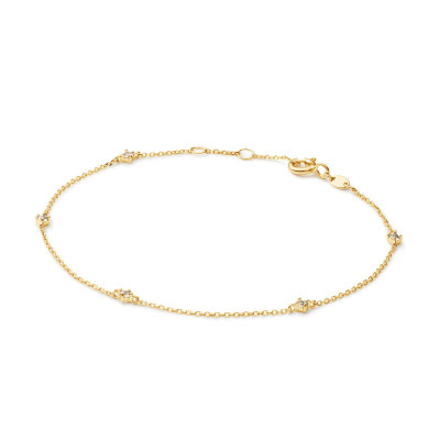 jackie-gold-celebration-jkb25585-armband-van14-karaat-geelgoud-met-transparante-topaas-lengte-16-17-18-cm