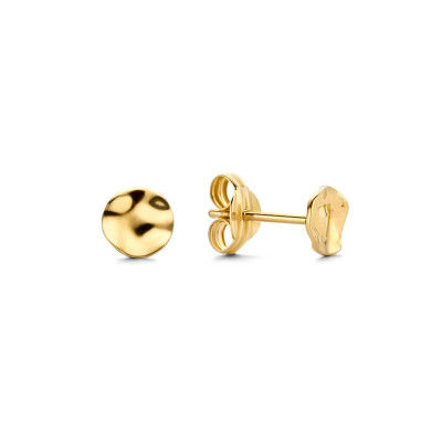 jackie-gold-jke21-105-14-karaat-gouden-oorknopjes-rond-en-gehamerd-diameter-7-mm