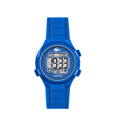 Lacoste LC33 LC2030066 blauw kinderhorloge met digitale wijzerplaat - Ø 34 mm