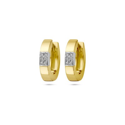 14-karaat-bicolor-gouden-klapoorringen-met-diamant-0-07-crt-3-mm-breed-diameter-13-5-mm