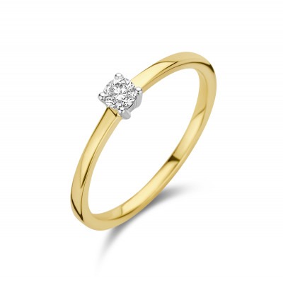 14-karaat-bicolor-ring-met-solitaire-diamant-0-15-crt