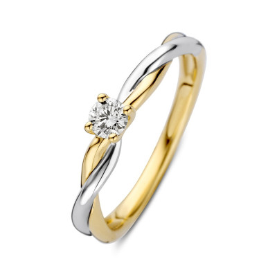 14-karaat-bicolor-verweven-solitair-ring-met-briljante-diamant-0-19-crt-3-7-mm-breed