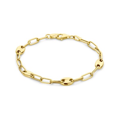 14-karaat-gouden-armband-met-ankerschakel-van-6-mm-lengte-18-cm