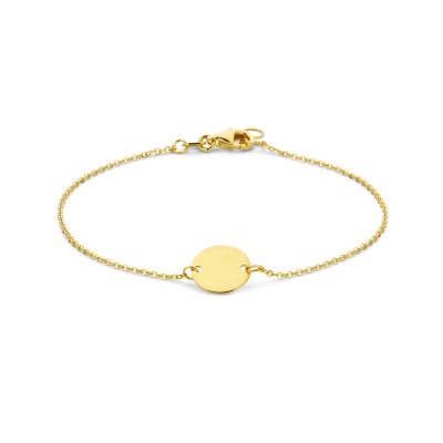 14-karaat-gouden-armband-met-gouden-cirkel-van-10-mm-lengte-17-18-5-cm