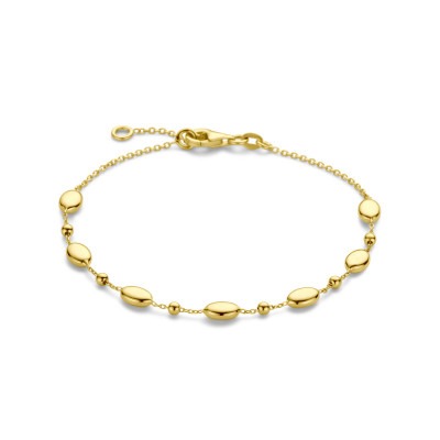 14-karaat-gouden-armband-met-gouden-ovalen-en-gouden-bolletjes-lengte-17-19-cm