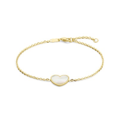 14-karaat-gouden-armband-met-parelmoeren-hart-lengte-16-18-cm