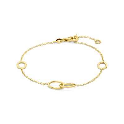 14-karaat-gouden-armband-met-vier-open-ovaaltjes-lengte-17-19-cm