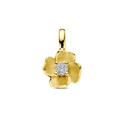 14-karaat-gouden-bloem-hanger-met-diamant-0-10-crt-9-mm-x-14-mm