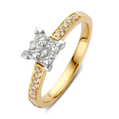 14-karaat-gouden-diamanten-ring-met-vierkante-briljant-0-50-crt-6-8-mm-breed