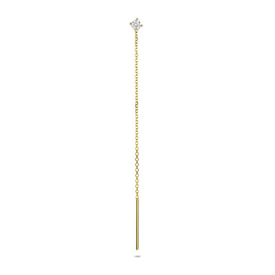 14-karaat-gouden-doortrekoorbel-met-diamant-0-10-crt-1-mm-breed-hoogte-70-mm